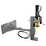 Titan Attachments Hydraulic Log Wood Splitter Skid Steer Tractor Mount Horizontal Vertical 30 Ton