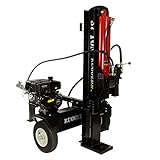 RuggedMade 37 Ton Hydraulic Gas Powered Log Splitter with Auto Return Detent Valve, 16 GPM Hydraulic...