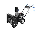 AAVIX AGT1426 208cc 2-Stage Electric Start Self-Propelled Snow Blower, 26', Black