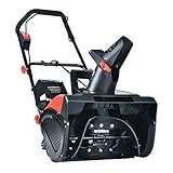 PowerSmart Snow Blower, 18-INCH Cordless Snow Blower, 40V 4.0 Ah Lithium-Ion Battery Powered Snow...