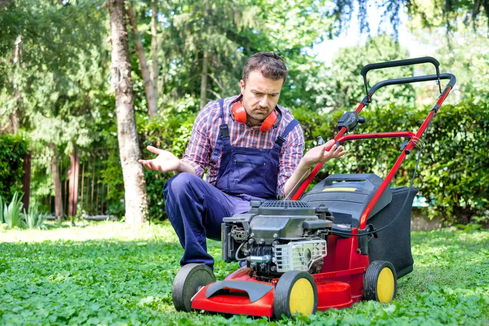 lawn mower turns over but wont start